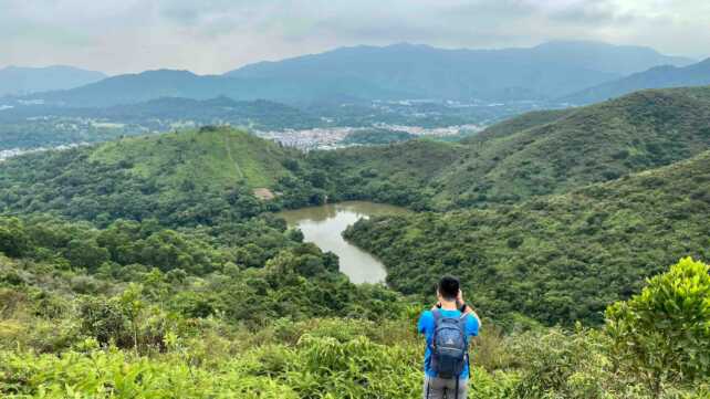 古洞水塘心形湖